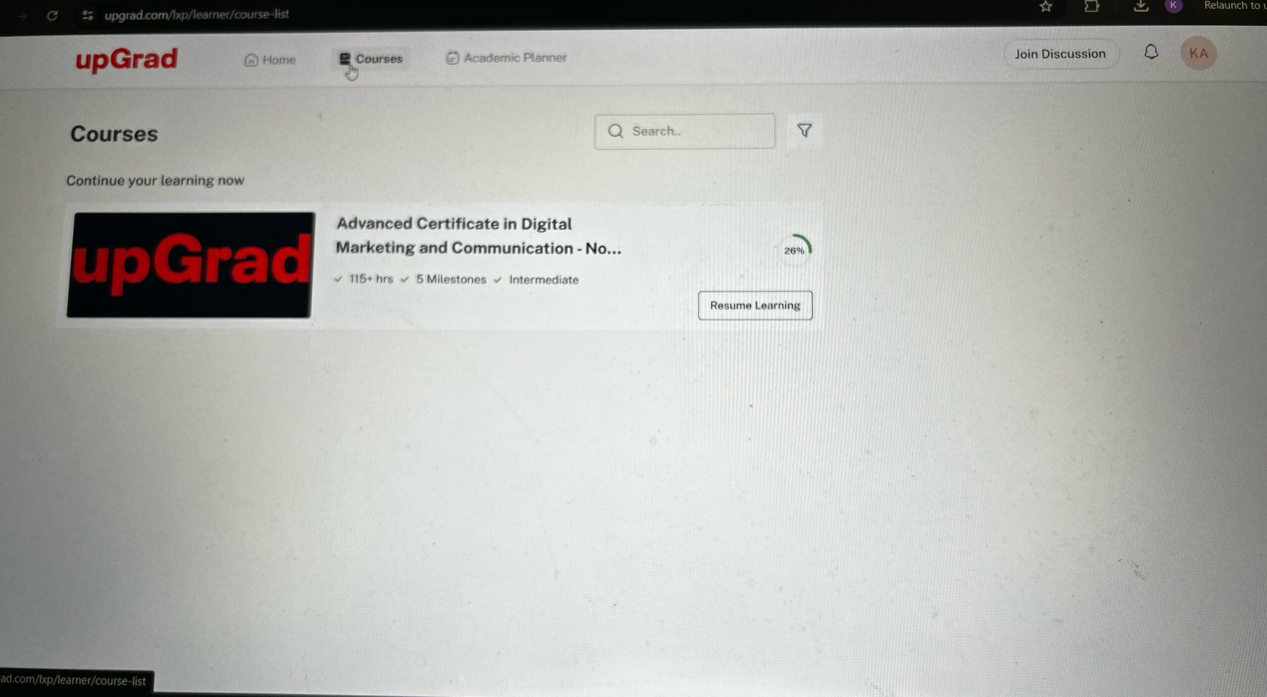 One Step at a time: My Digital Marketing Journey  with UpGrad